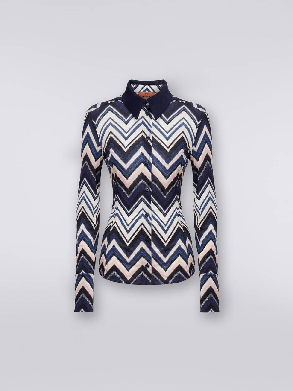 Missoni Camicia in viscosa con stampa zig zag ACQUISTA ORA