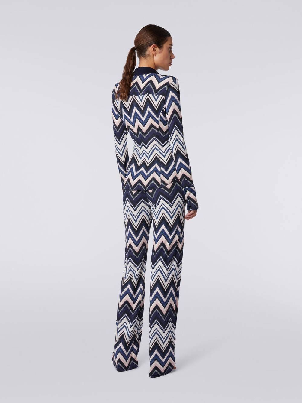 Missoni Camicia in viscosa con stampa zig zag ACQUISTA ORA