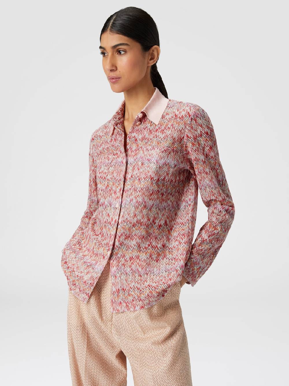 Missoni Camicia in misto viscosa lamé Latest stili