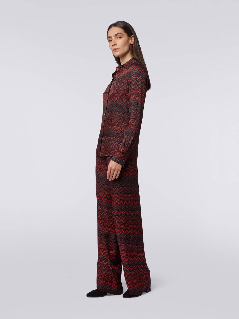Missoni Camicia in viscosa jacquard a zig zag Ultimi due giorni