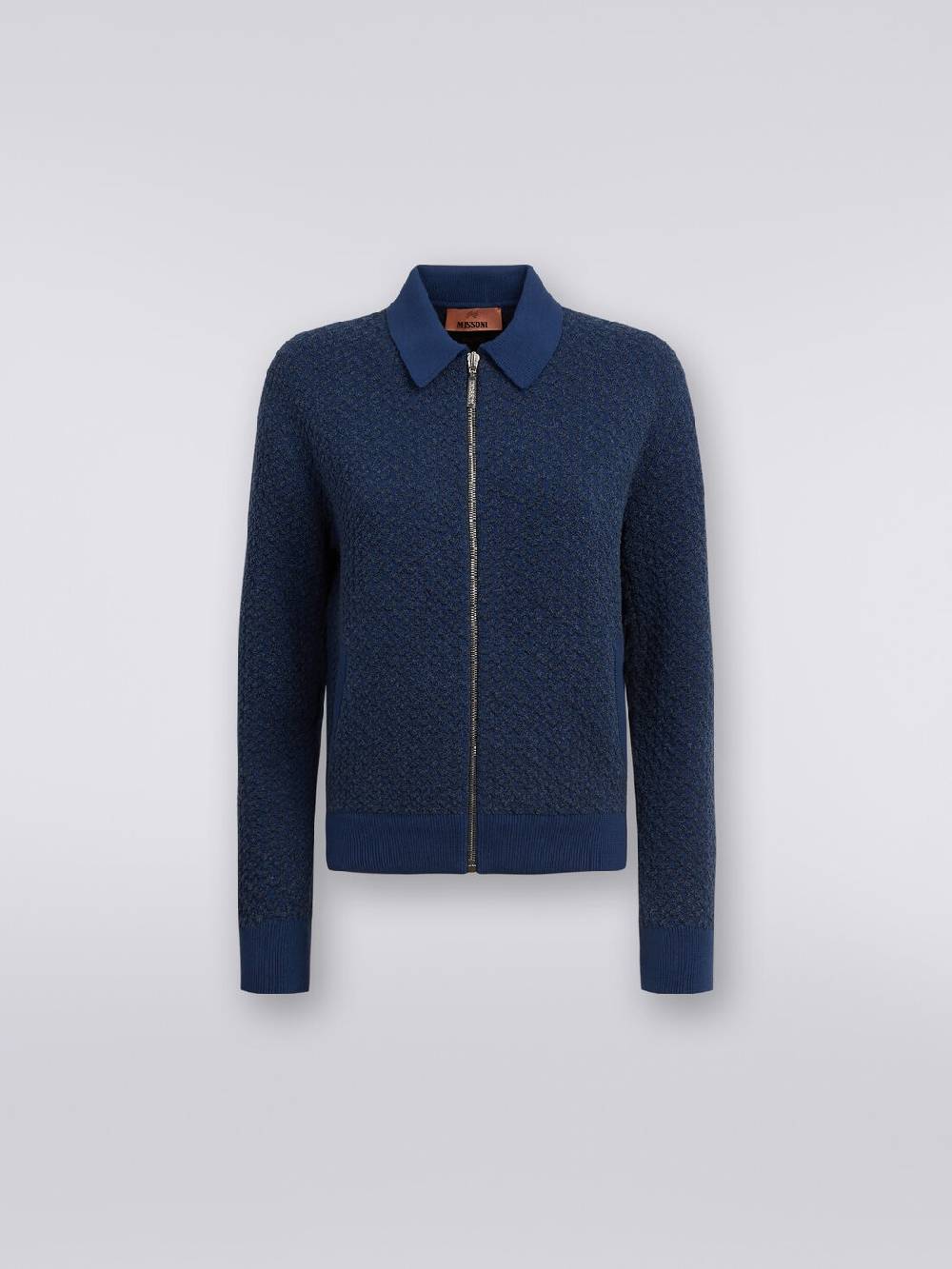 Missoni Bomber in cotone e nylon con zip Promozione temporanea