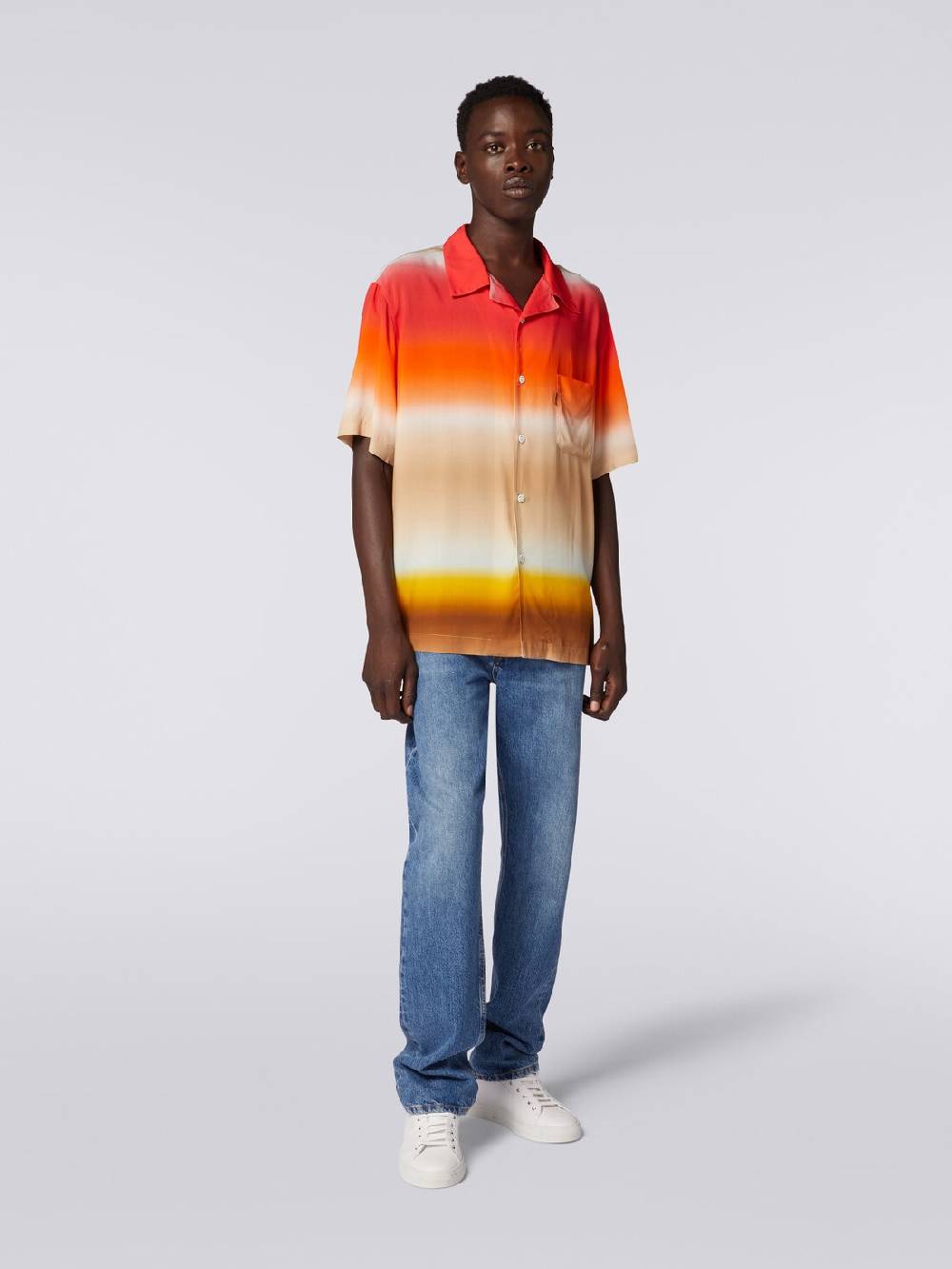 Missoni Camicia a maniche corte in viscosa dégradé Only for today