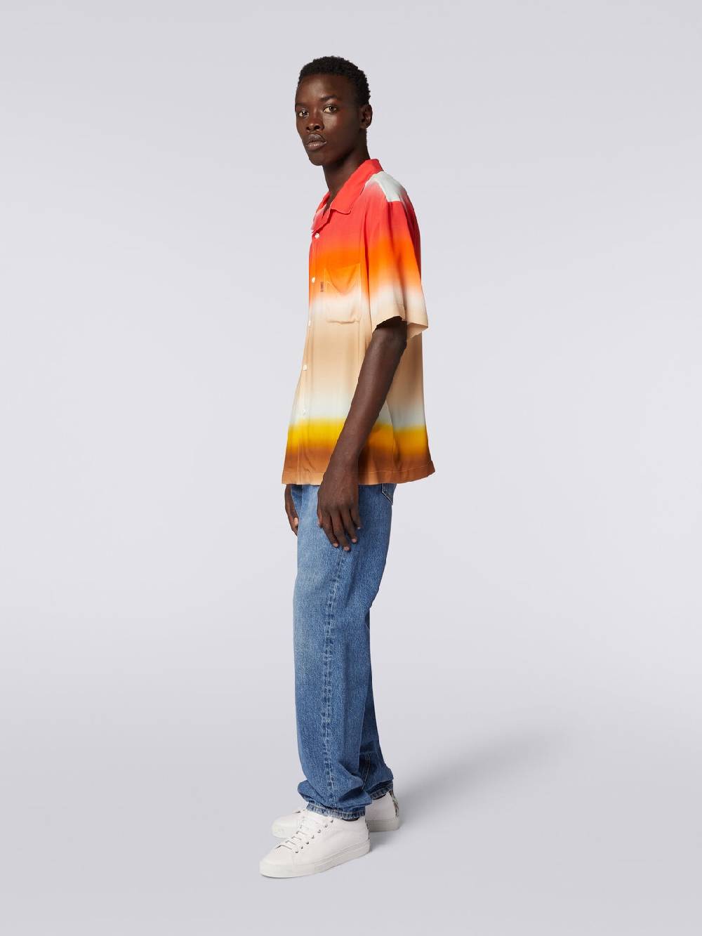 Missoni Camicia a maniche corte in viscosa dégradé Only for today