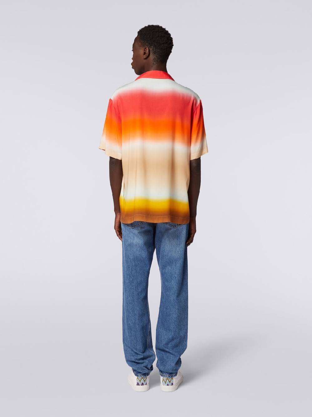 Missoni Camicia a maniche corte in viscosa dégradé Only for today