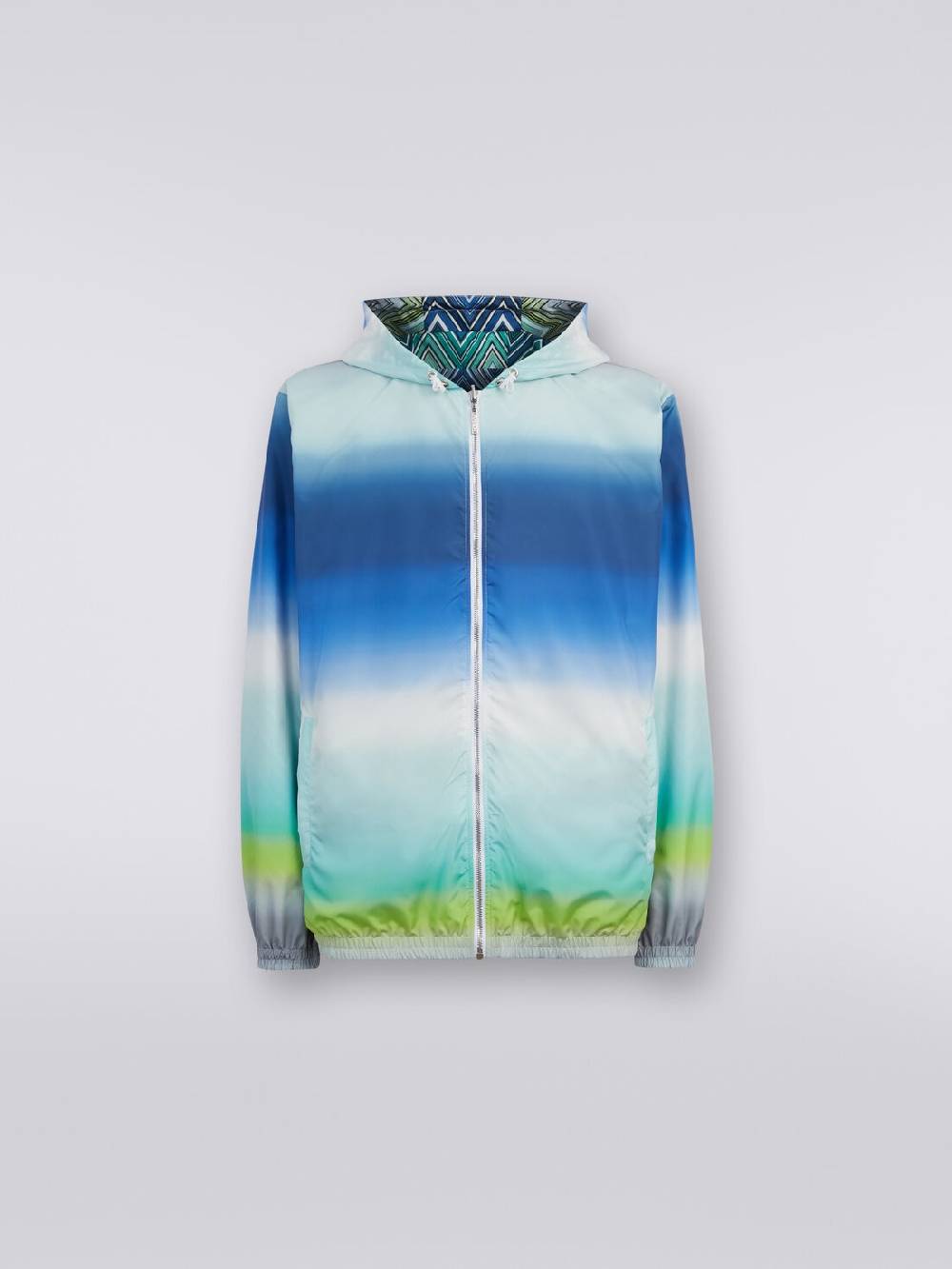 Missoni Giacca a vento reversibile in tessuto zig zag dégradé Discount Store per i nuovi prodotti