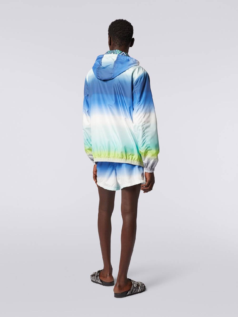 Missoni Giacca a vento reversibile in tessuto zig zag dégradé Discount Store per i nuovi prodotti