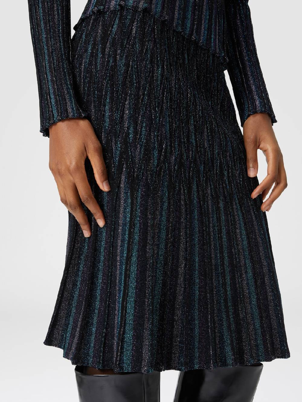 Missoni Gonna midi svasata motivo diamante lamé Enormi sconti