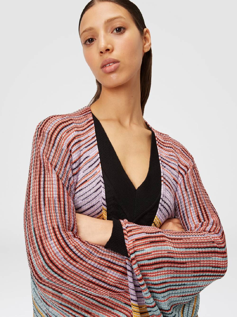 Missoni Mantella in maglia di misto viscosa fiammata Black Friday Prezzi