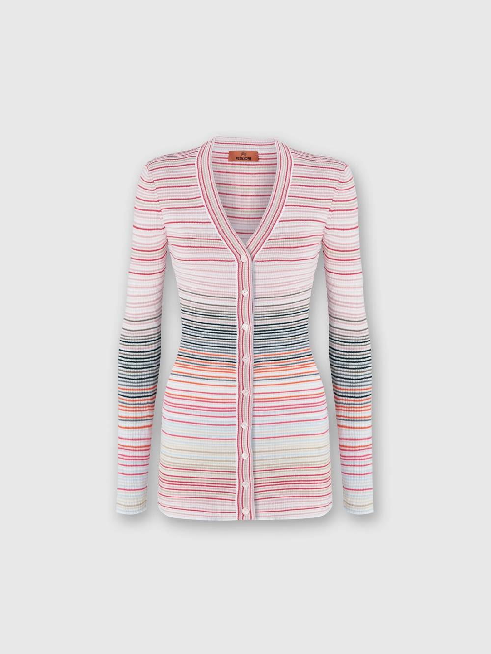 Missoni Cardigan in cotone e viscosa a righe 50% di sconto per tempo limitato