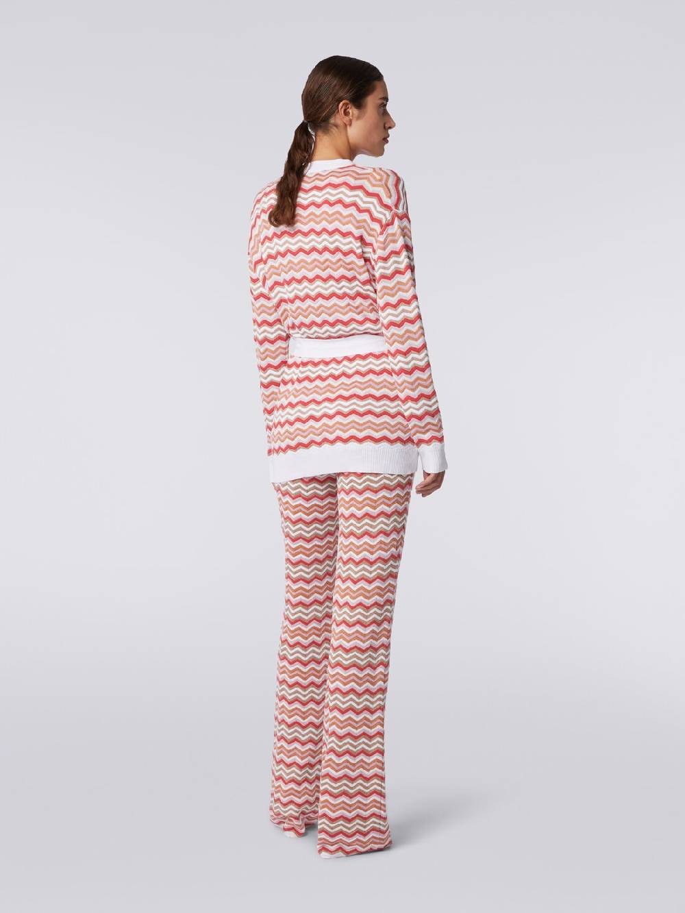 Missoni Cardigan in maglia di cotone e viscosa zig zag Shopping Online