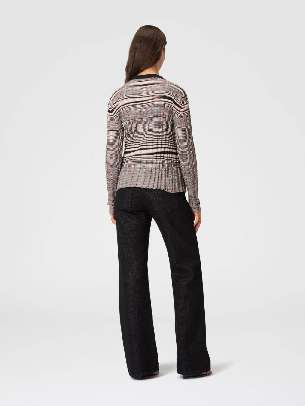 Missoni Cardigan a costine in cashmere e seta fiammata Affare Del Giorno