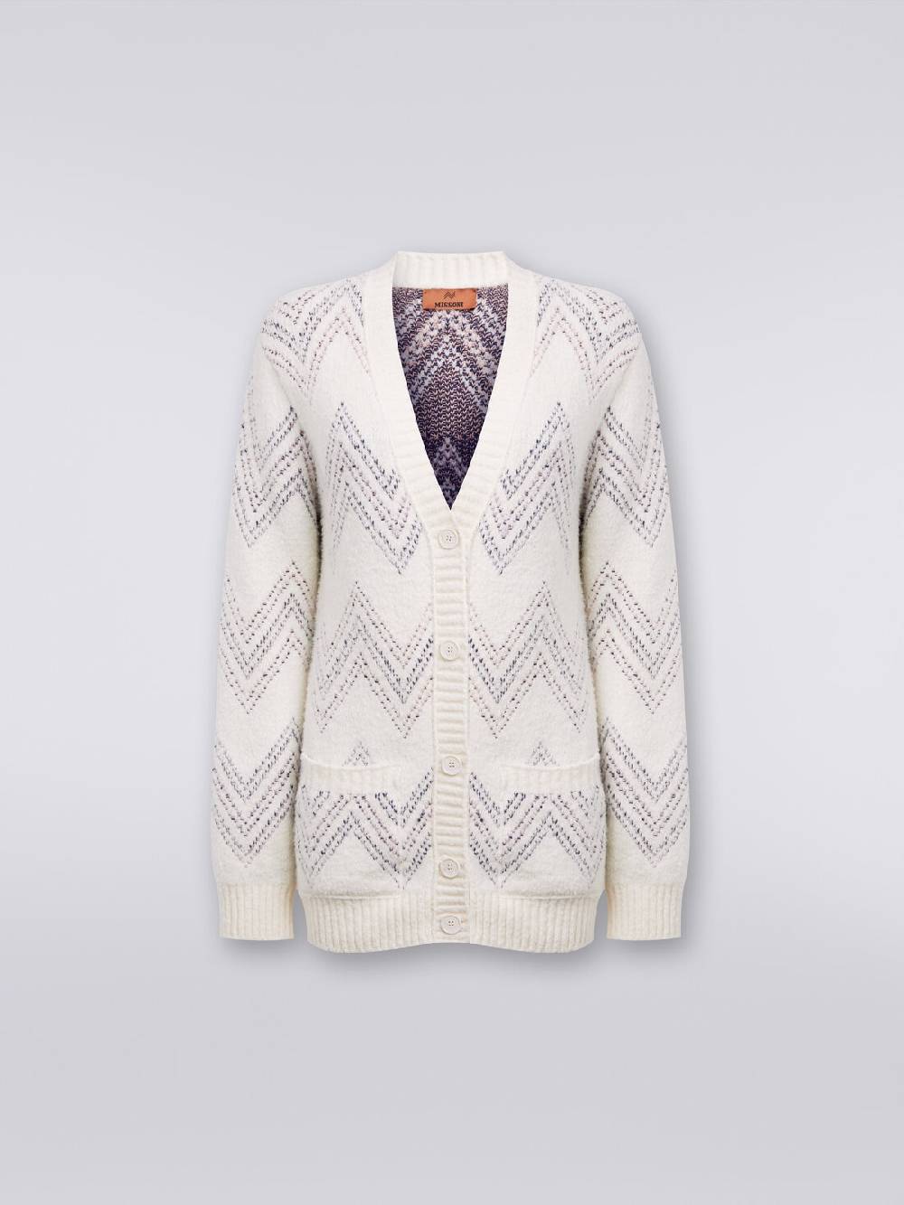 Missoni Cardigan oversize in misto cotone zig zag Convenienza
