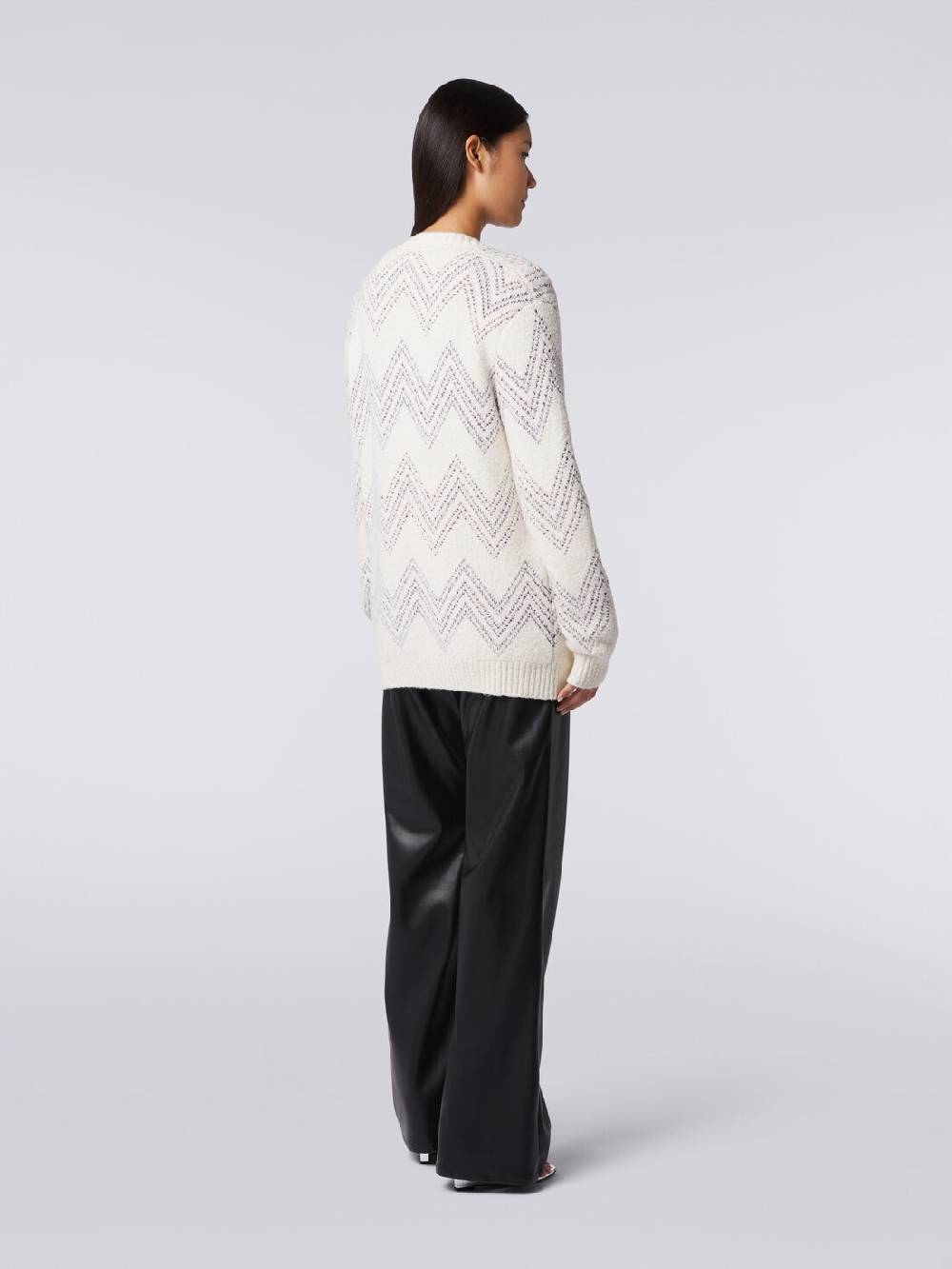 Missoni Cardigan oversize in misto cotone zig zag Convenienza