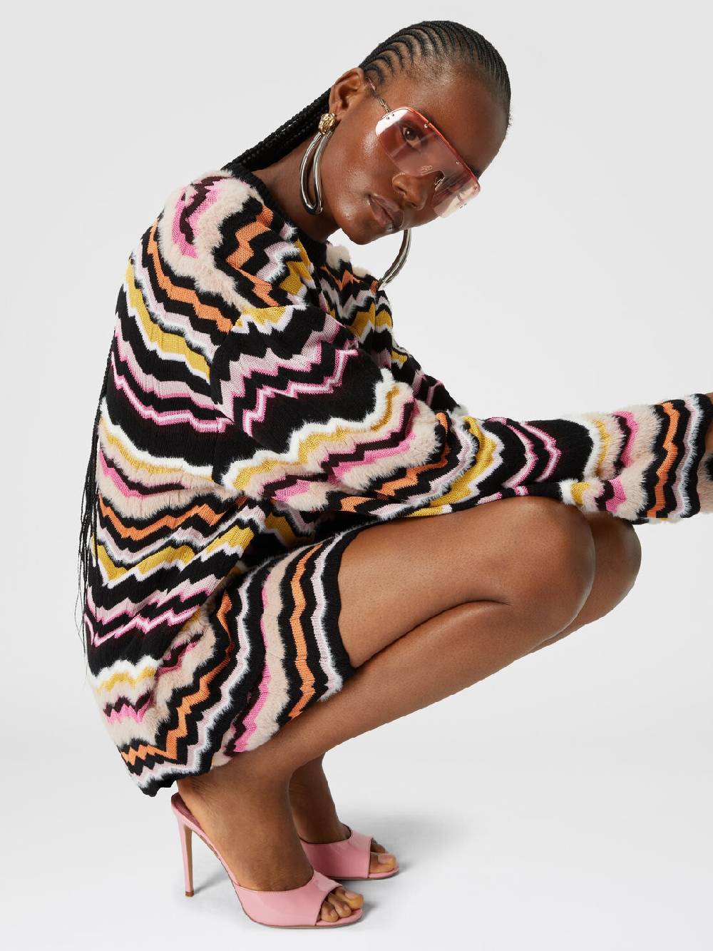 Missoni Minigonna con motivo greca zig zag Saldi
