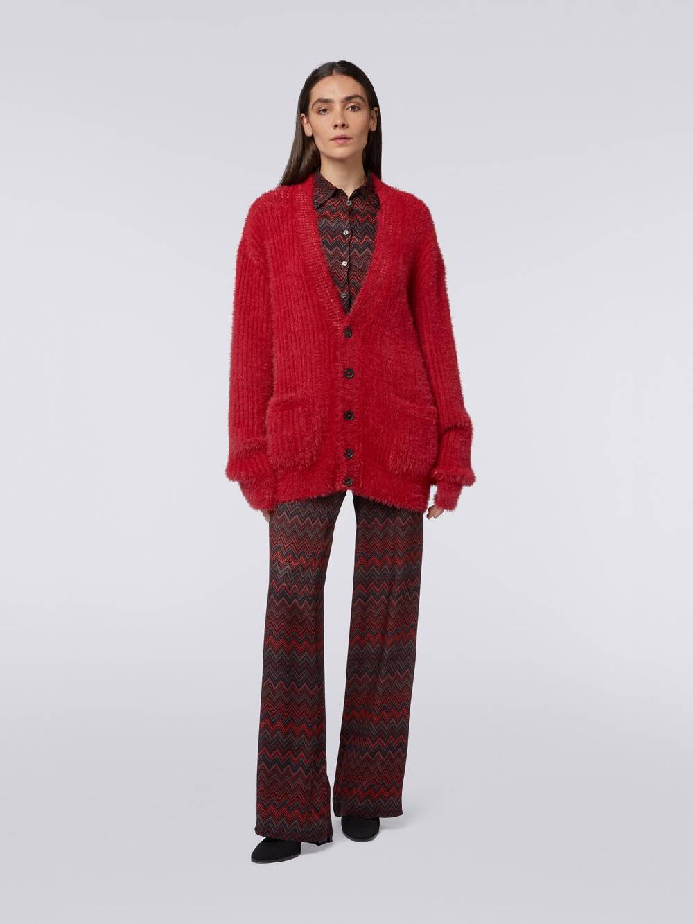 Missoni Cardigan oversize in misto lana effetto pelo Vendite Flash