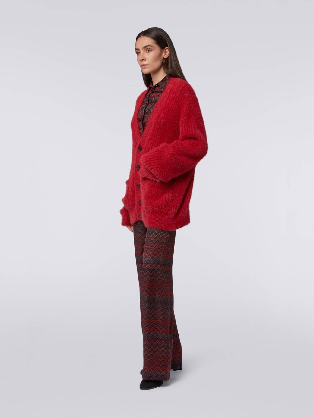 Missoni Cardigan oversize in misto lana effetto pelo Vendite Flash