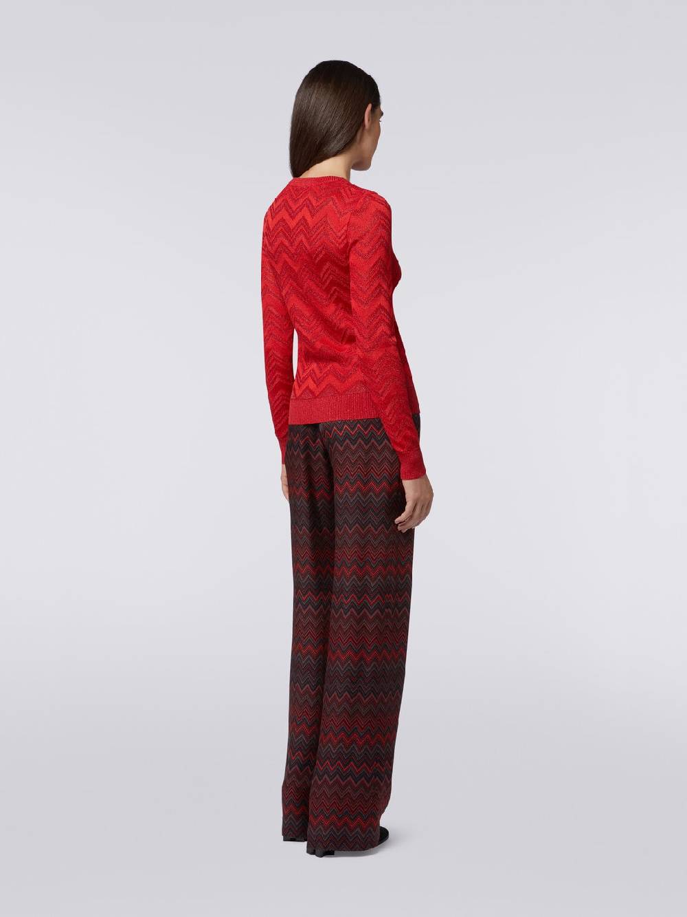 Missoni Cardigan in maglia zig zag tonale con lurex Negozio