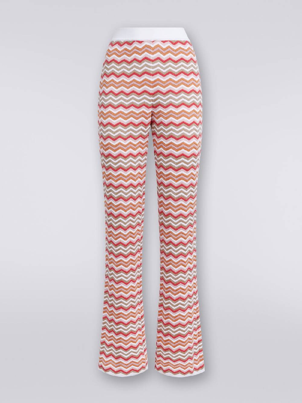 Missoni Pantaloni in maglia di cotone e viscosa zig zag Offerta esclusiva