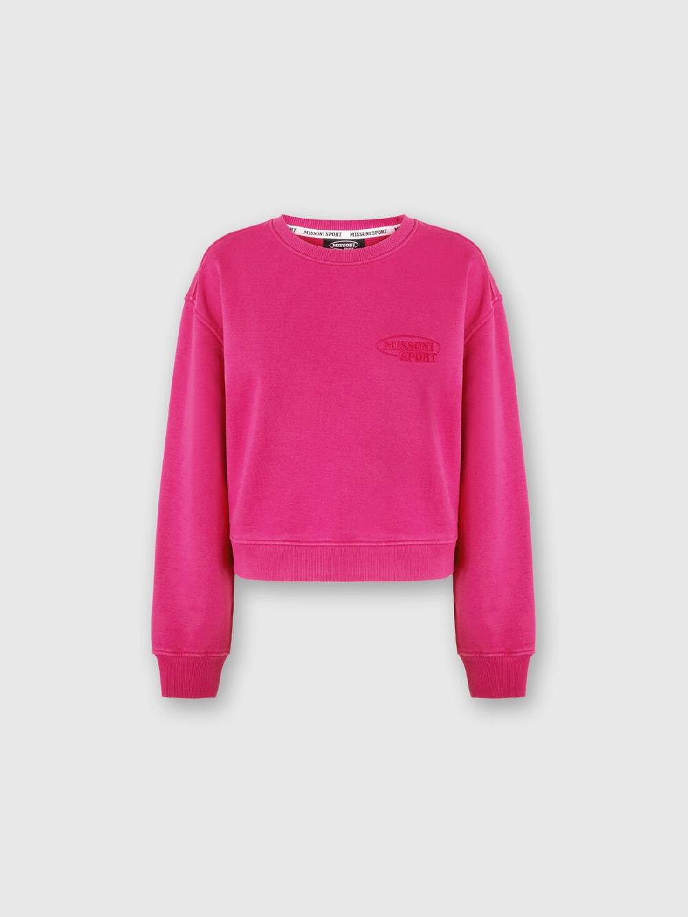 Missoni Felpa girocollo in cotone con logo Cyber Monday