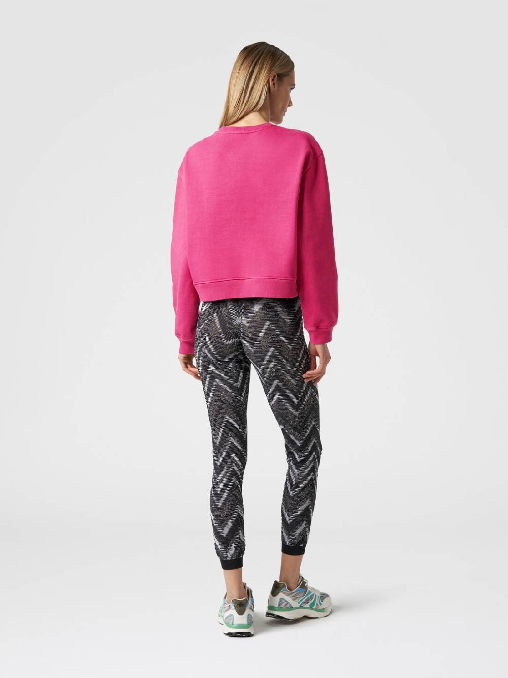 Missoni Felpa girocollo in cotone con logo Cyber Monday