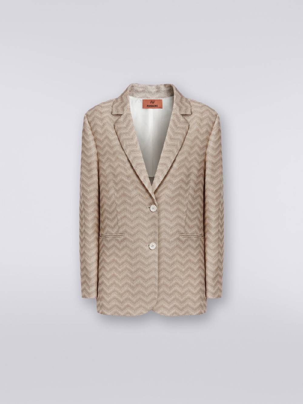 Missoni Blazer monopetto in cotone chevron Offerta Anniversario