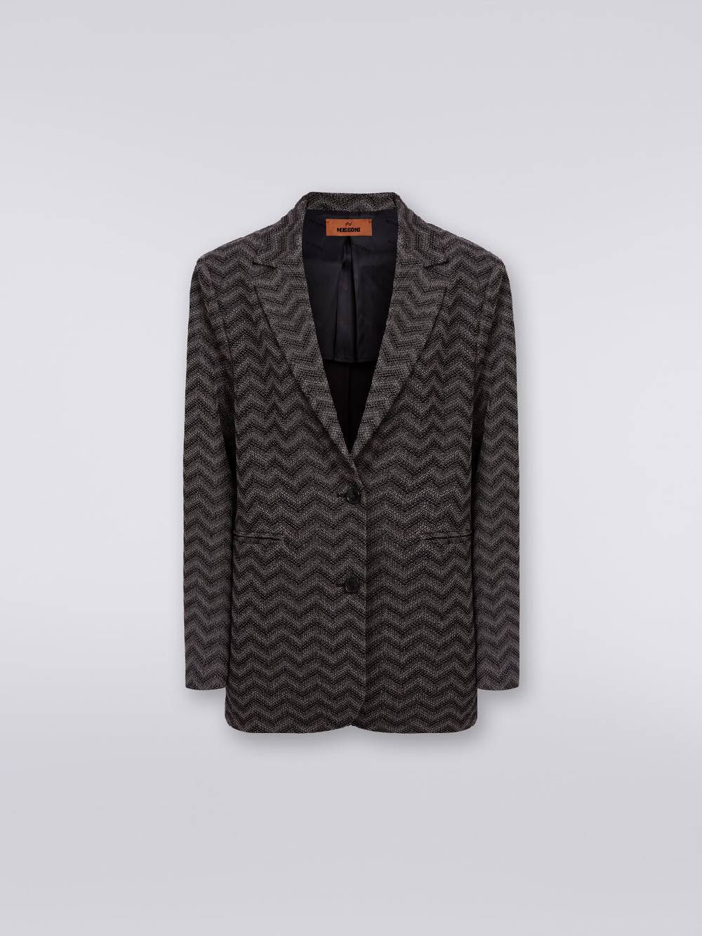 Missoni Blazer monopetto in cotone chevron Smaltimento dello stoccaggio