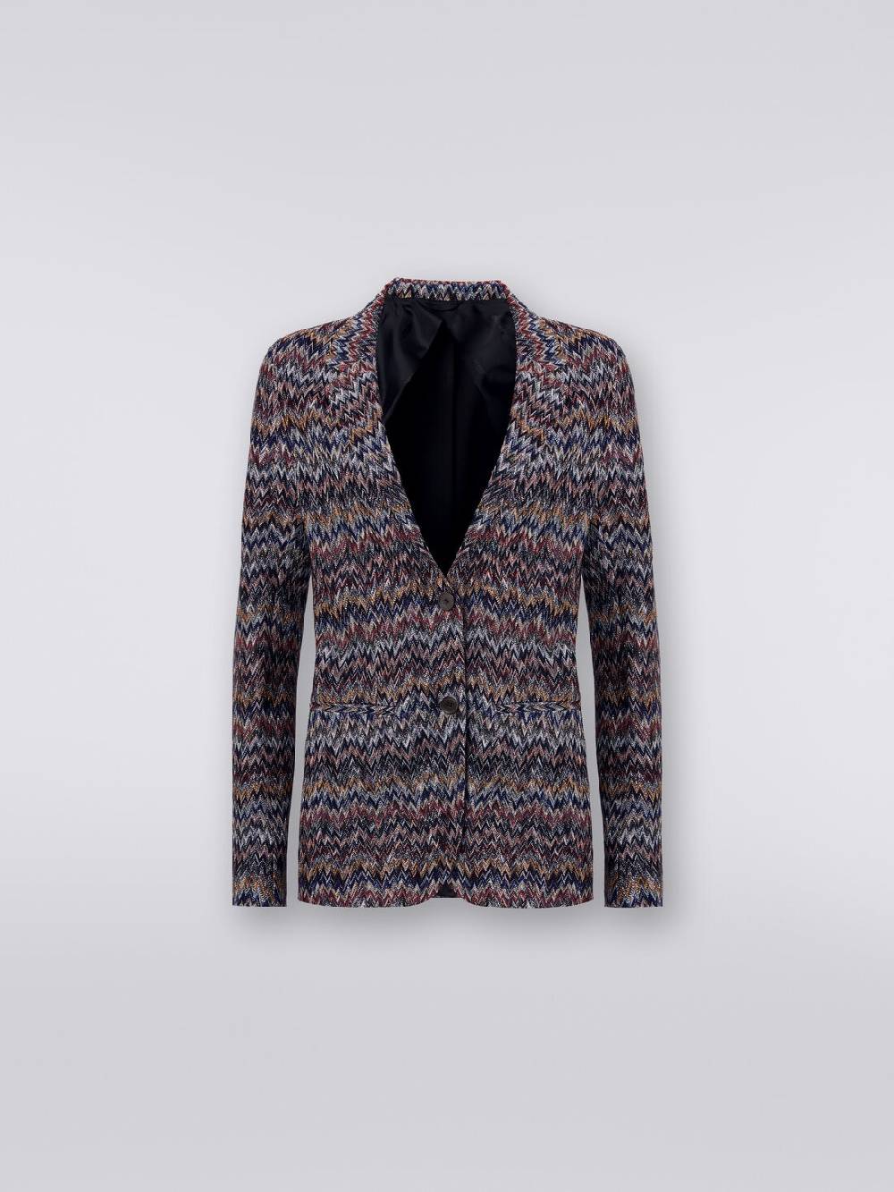 Missoni Blazer in misto viscosa zig zag con lurex Vendita calda