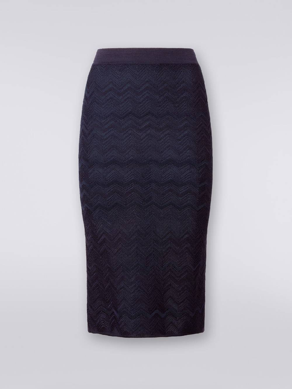 Missoni Gonna midi in viscosa e lana chevron Offerta migliore