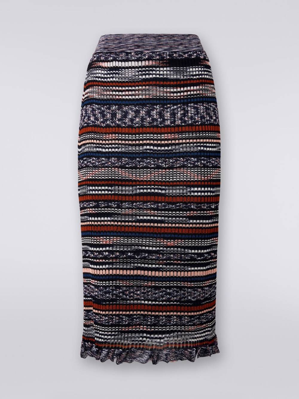 Missoni Gonna midi a costine in viscosa fiammata Nuovi prodotti