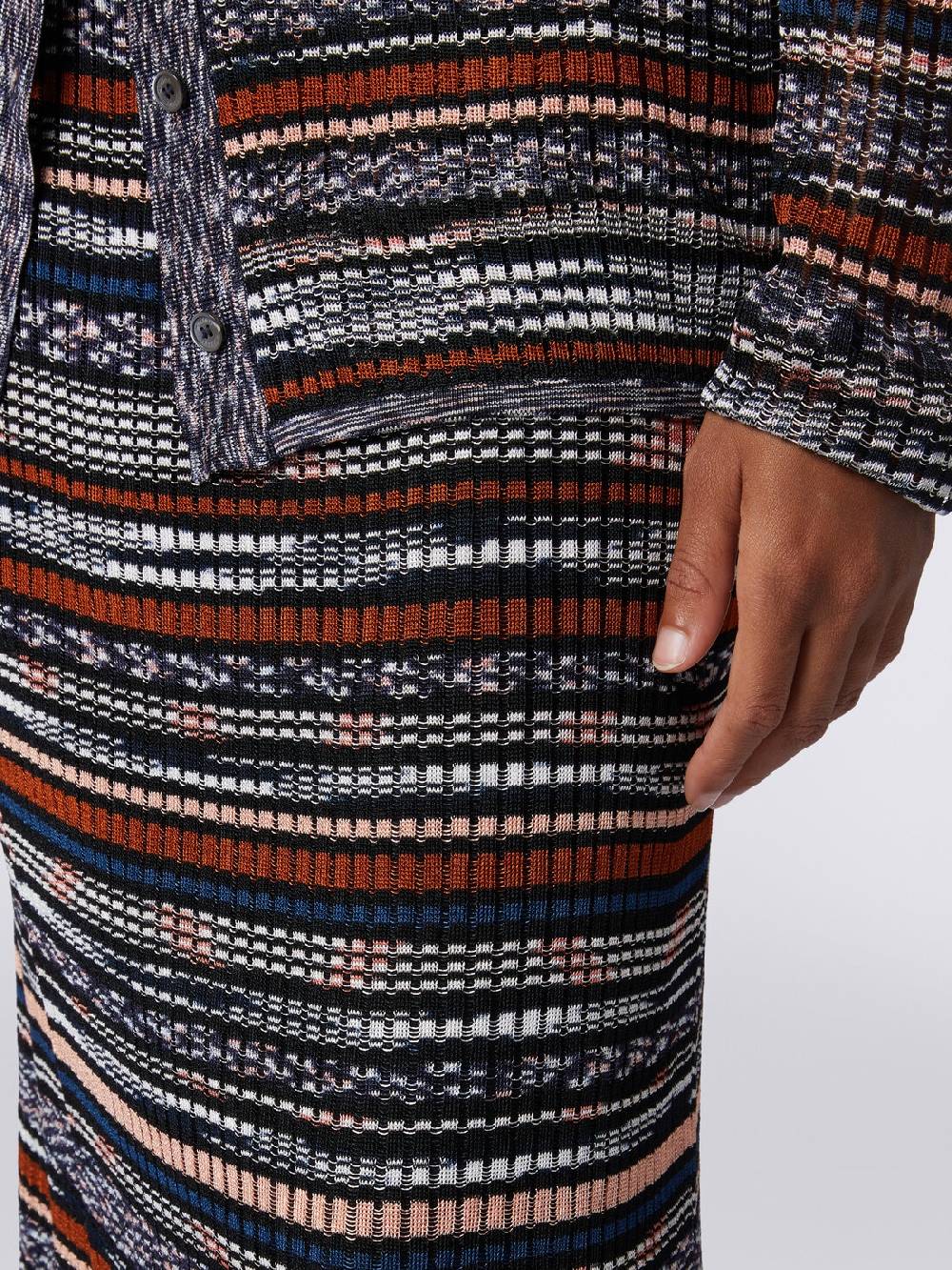 Missoni Gonna midi a costine in viscosa fiammata Nuovi prodotti