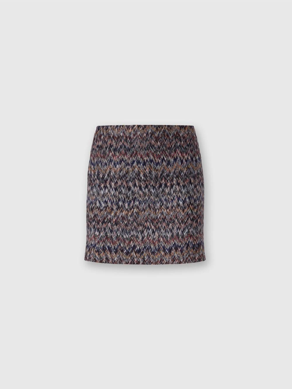 Missoni Minigonna in misto viscosa lamé zig zag Offerte giornaliere
