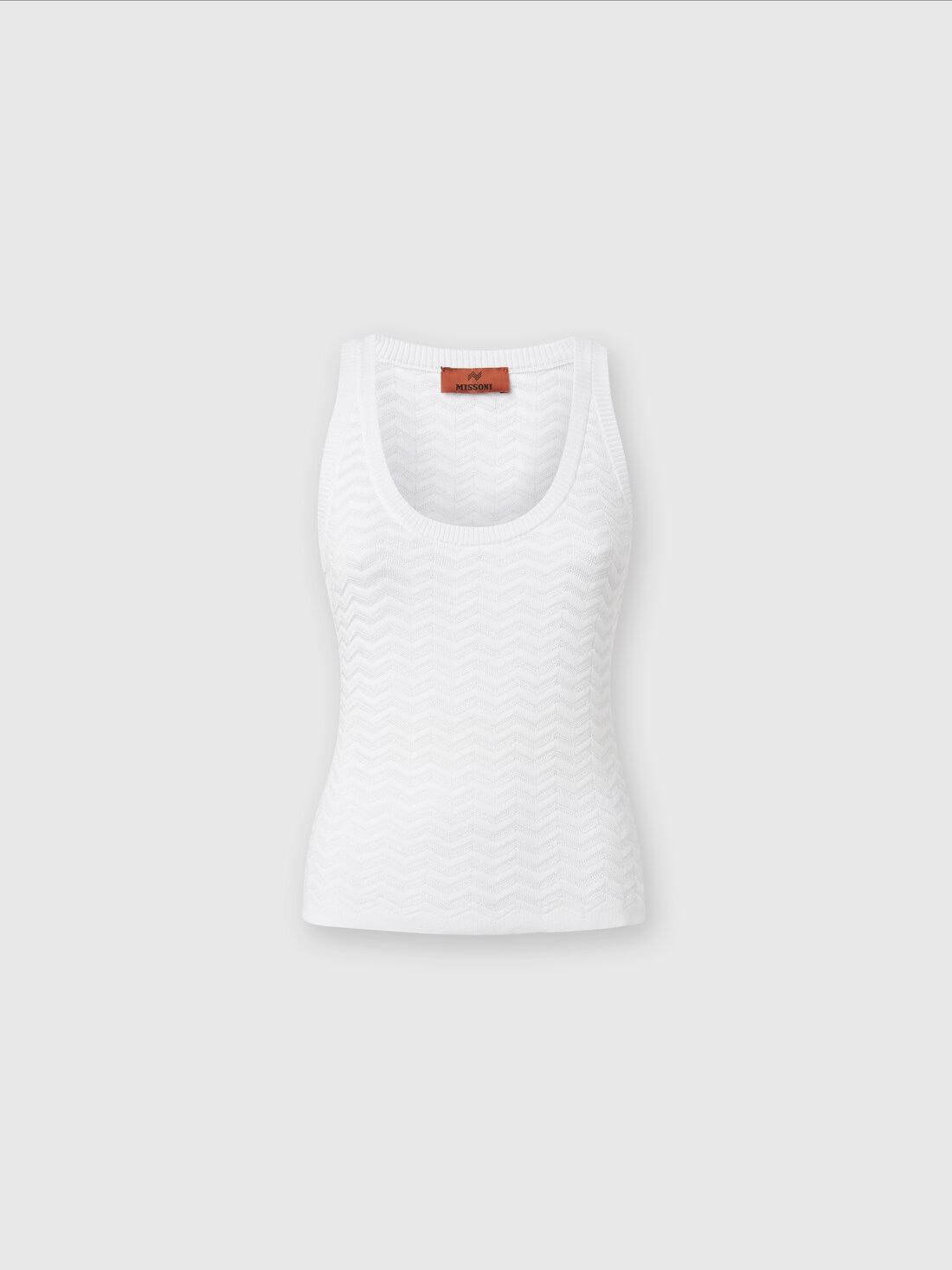 Missoni Canottiera in maglia di viscosa e cotone chevron Super Saving Price