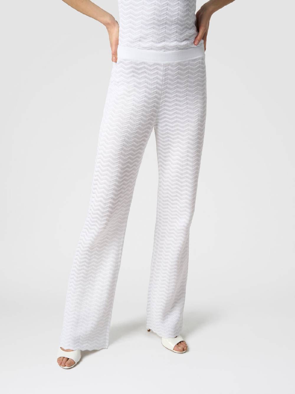 Missoni Pantaloni in maglia zig zag Offerta settimanale