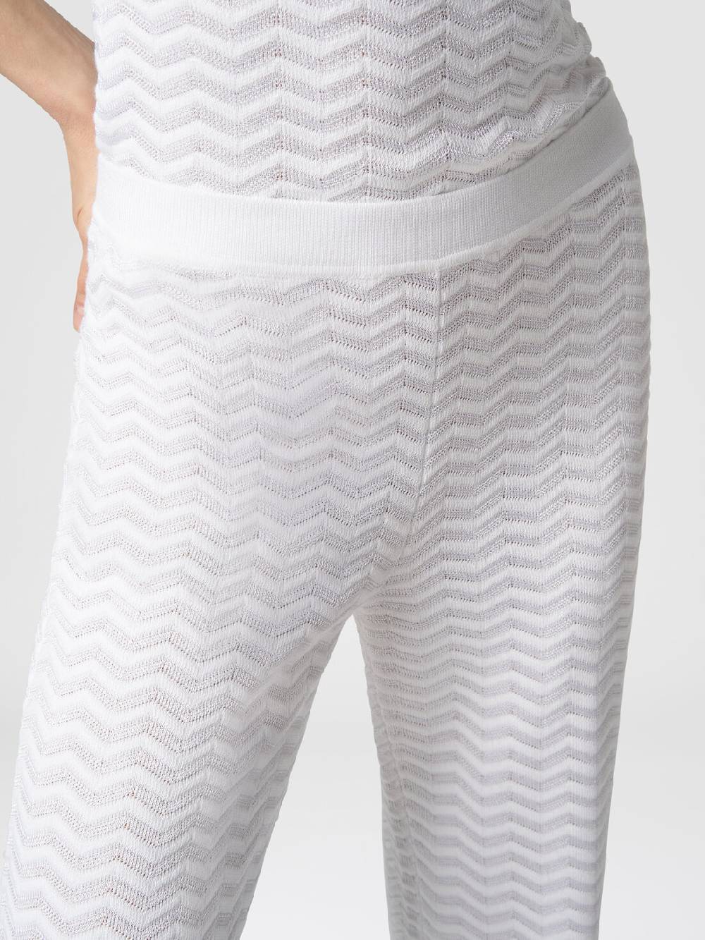 Missoni Pantaloni in maglia zig zag Offerta settimanale