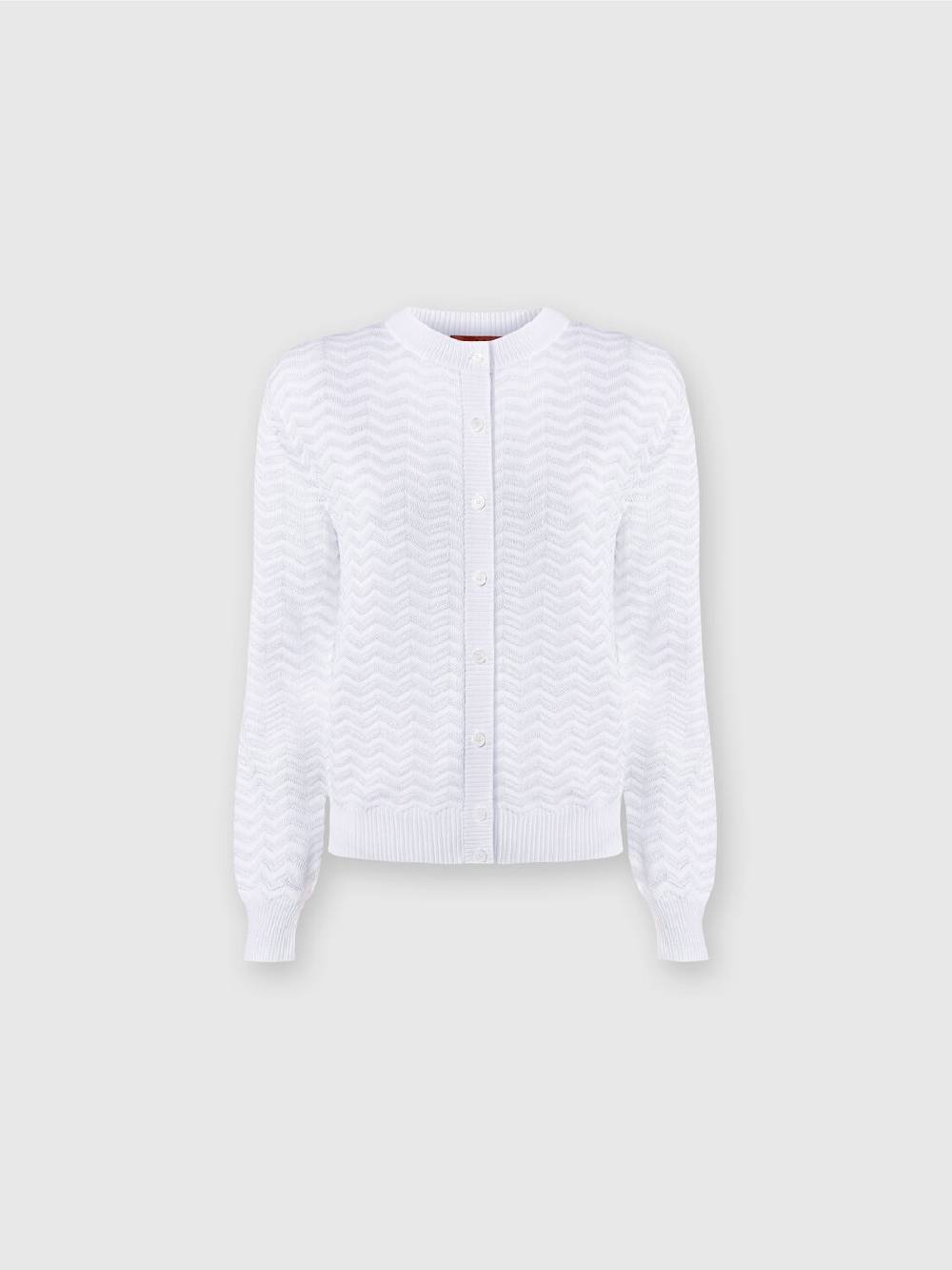 Missoni Cardigan in maglia di viscosa e cotone chevron Rilascio limitato