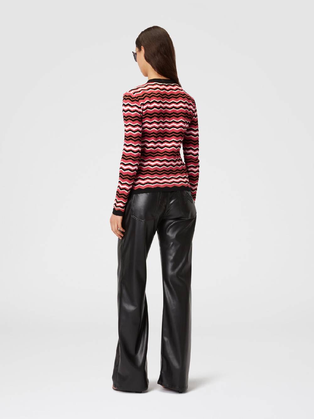 Missoni Pullover girocollo in cotone e viscosa zig zag Latest stili