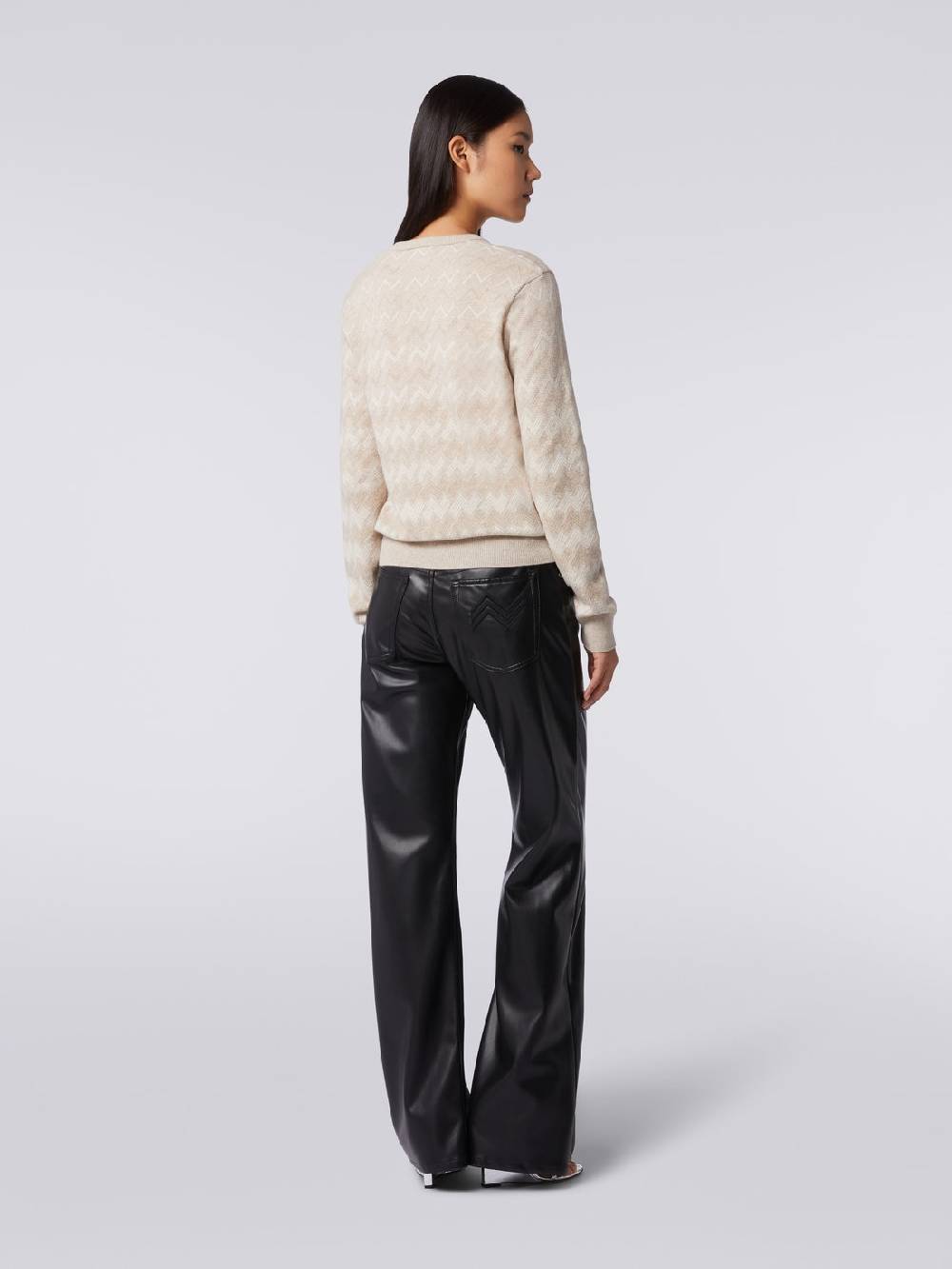 Missoni Pullover con scollo a V in cachemire con zig zag Fino al 60% di sconto