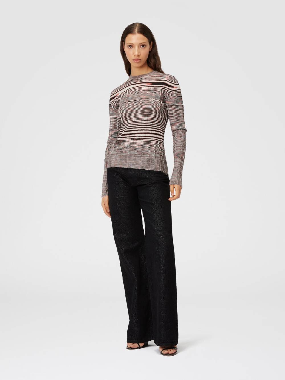 Missoni Maglia girocollo in cashmere e seta fiammata Fino al 65% di sconto