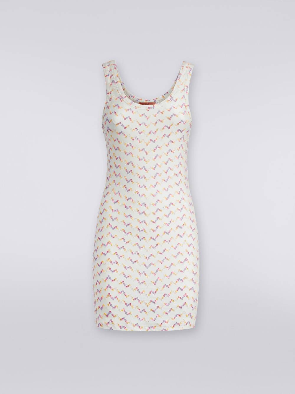 Missoni Mini-abito smanicato stretch con pizzo sangallo Solo un giorno rimasto