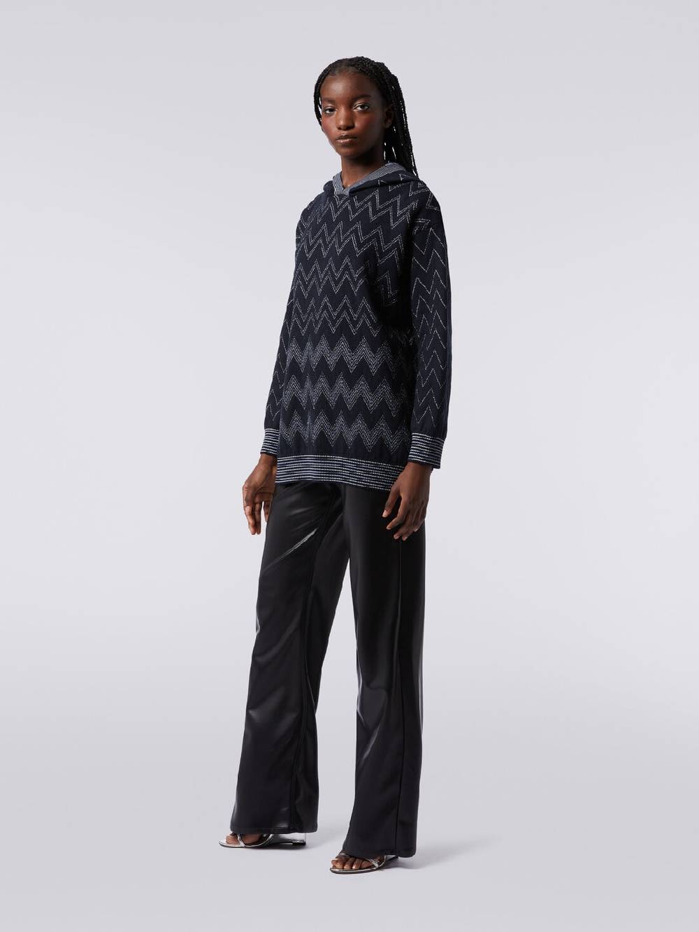 Missoni Pullover in misto lana zig zag con lurex Limitato a 3 giorni