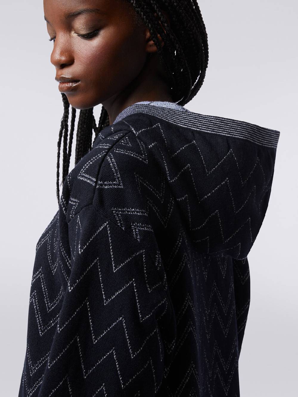 Missoni Pullover in misto lana zig zag con lurex Limitato a 3 giorni