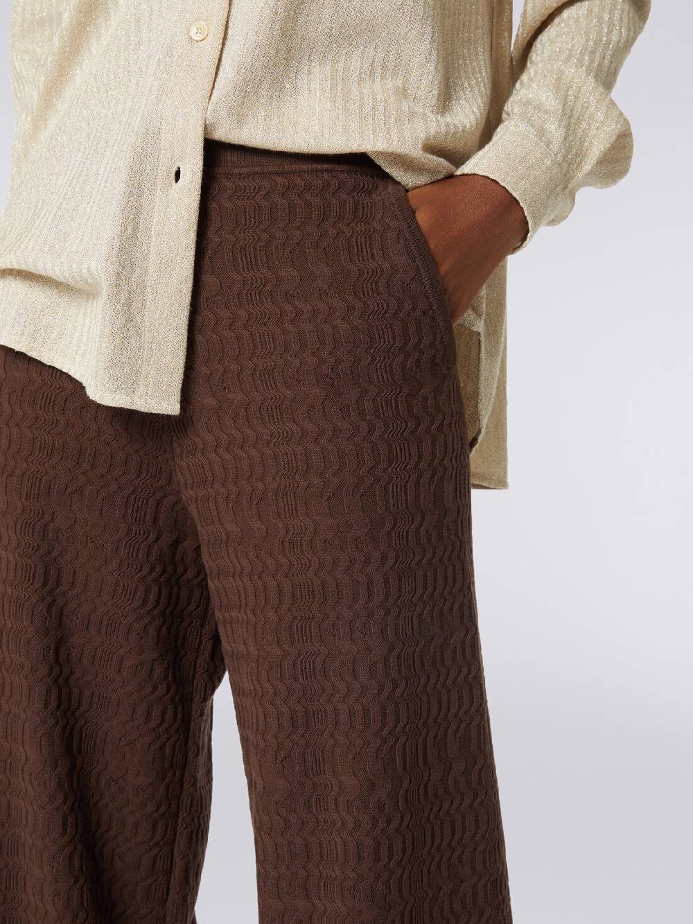 Missoni Pantaloni a palazzo in cotone 50% di sconto per tempo limitato