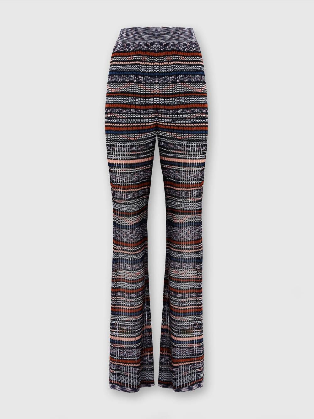Missoni Pantaloni a costine in maglia di viscosa fiammata Spedizione Gratuita