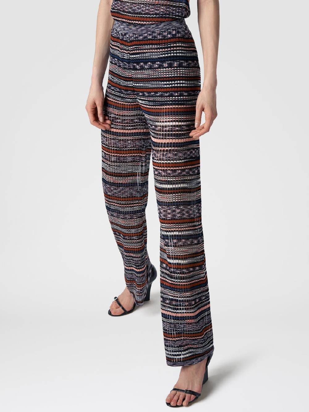 Missoni Pantaloni a costine in maglia di viscosa fiammata Spedizione Gratuita