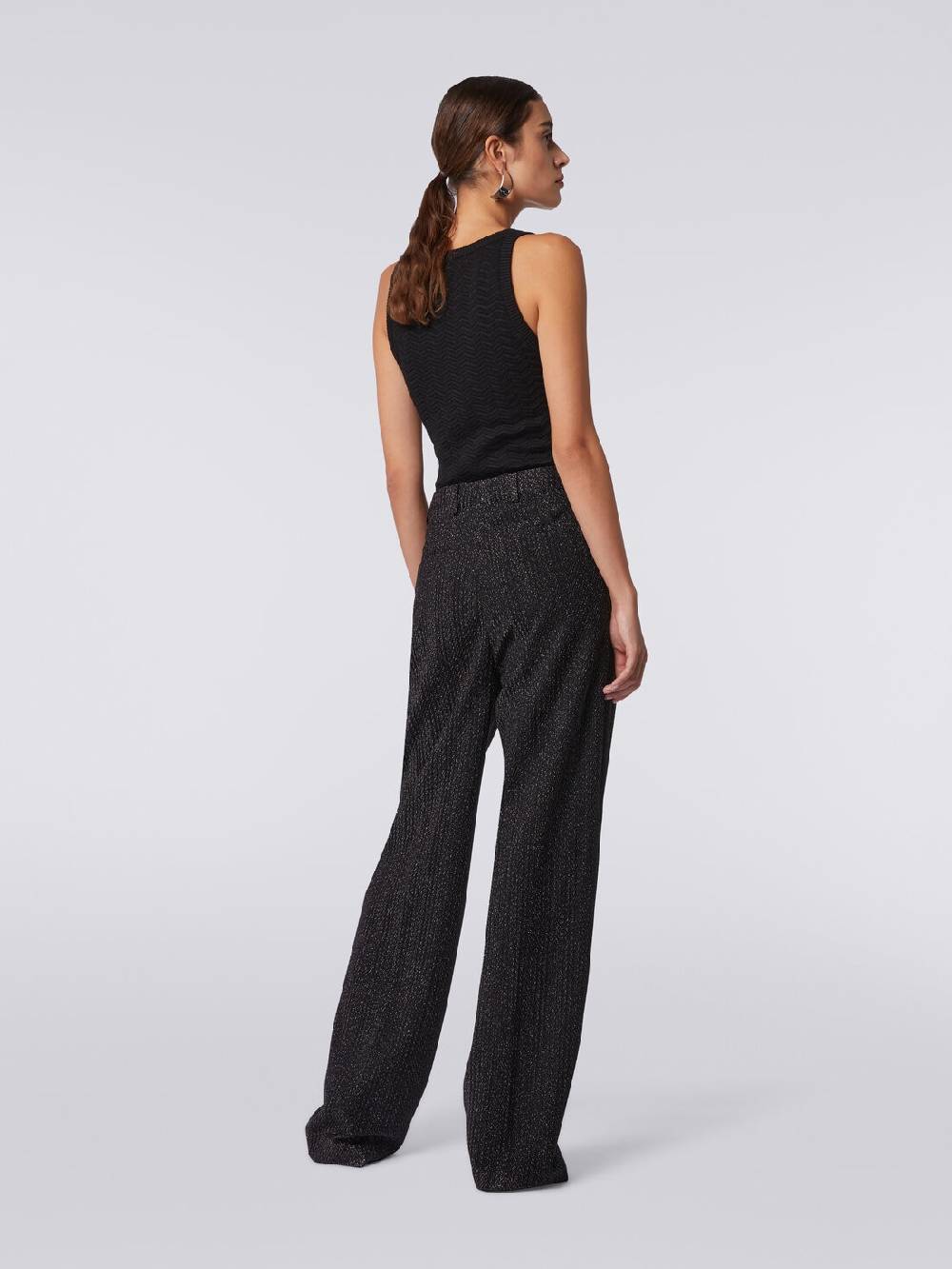 Missoni Pantaloni in misto viscosa lamé Pezzi Unici