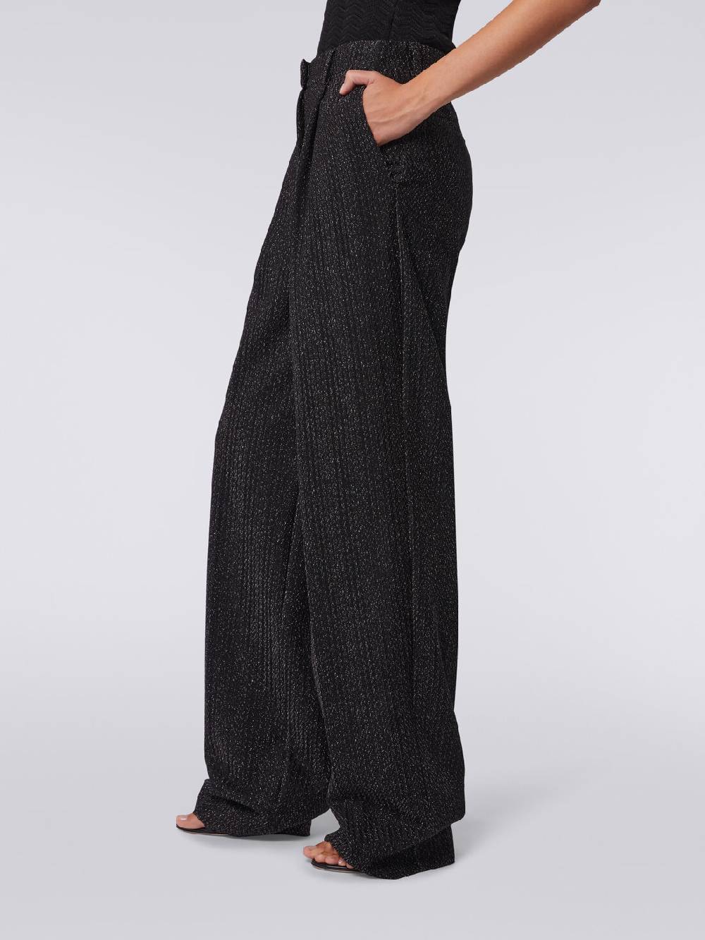 Missoni Pantaloni in misto viscosa lamé Pezzi Unici