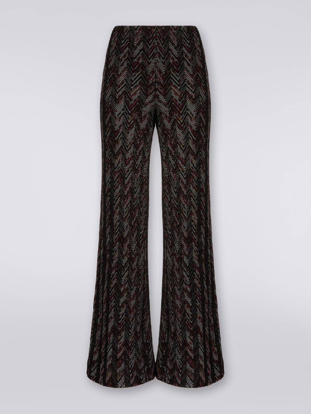 Missoni Pantaloni a palazzo in lana e viscosa zig zag Fino Al -60%