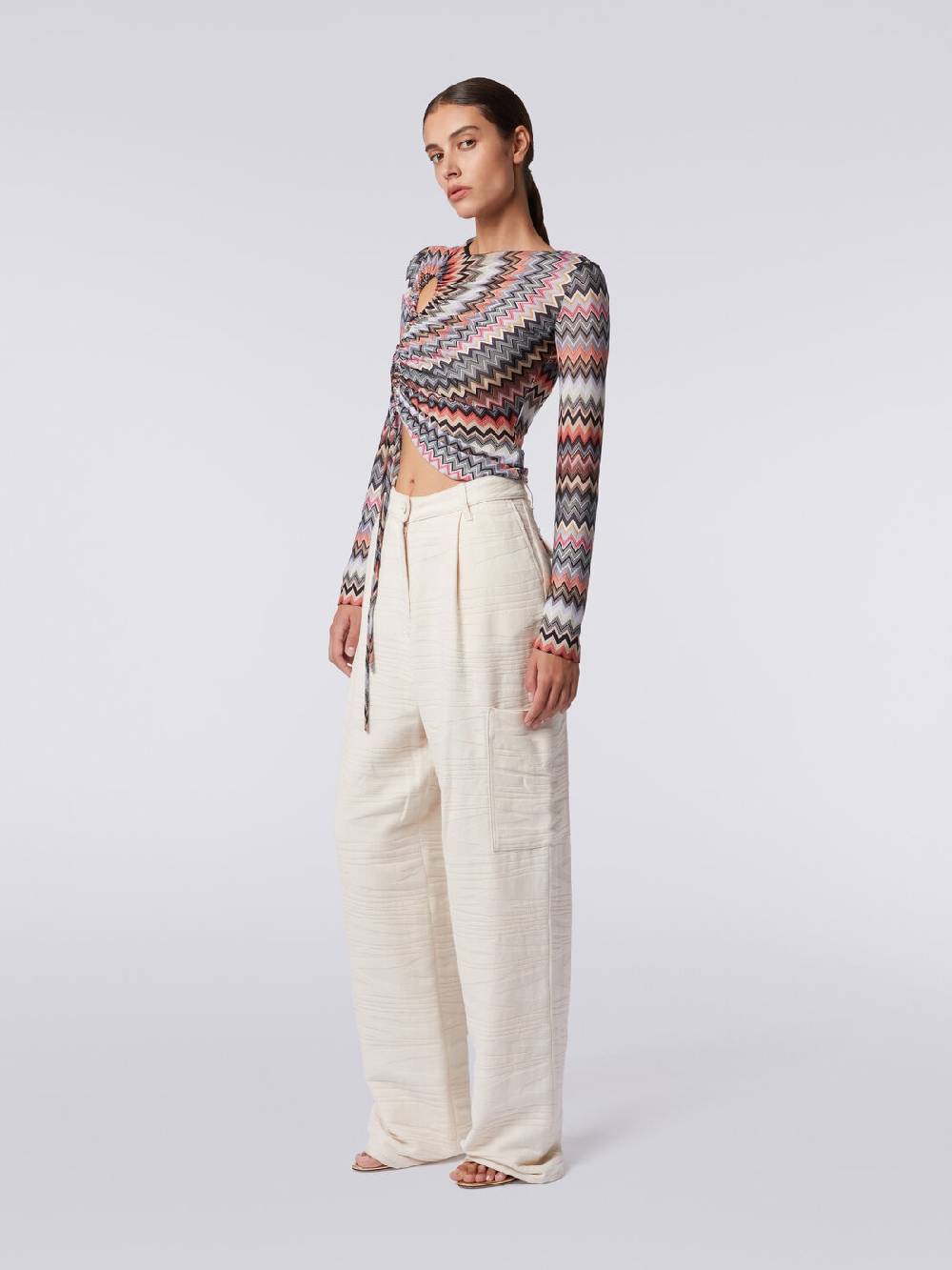 Missoni Cargo pants in cotone fiammato Convenienza