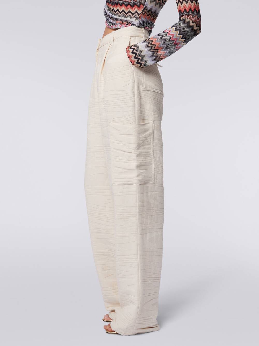 Missoni Cargo pants in cotone fiammato Convenienza