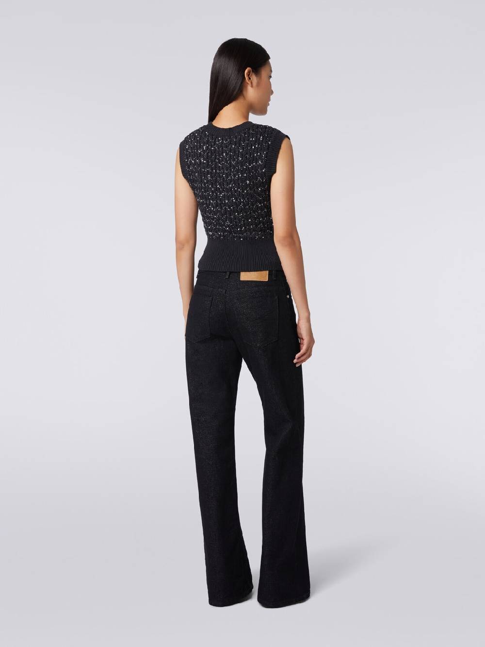 Missoni Pantaloni cinque tasche in denim lamé Novità